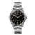 Mens Midsize Vinton Stainless Steel Watch  Black Velvet Dial