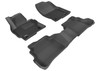 3D MAXpider 2013-2016 Mazda CX-5 Kagu 1st & 2nd Row Floormats - Black - L1MZ03801509 Photo - Primary