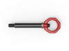 aFe 23-25 BMW M2 (G87) CONTROL Front / Rear Tow Hook - Red - 450-502004-R Photo - Unmounted