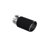 MBRP Universal Carbon Fiber Tip 6in OD/4in Inlet/12in L - Angle Cut Tip - T5072CF Photo - Primary