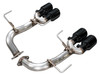 AWE Tuning 22-25 Subaru VB WRX Track Edition Axleback Exhaust - Diamond Black Tips - 3020-43424 Different Angle