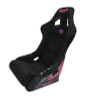 NRG FRP Bucket Seat (Large) Black Alcantara w/ Dragon Livery - FRP-302BK-DRGN-N User 1