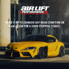 Air Lift Performance 20-24 Toyota GR Supra / 19-24 BMW Z4 (G29) Air Suspension Front Kit - 76012 Features and Benefits