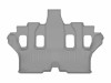 WeatherTech 25-25 Lexus LX Hybrid 3rd Row Rear FloorLiner - Grey - 4617135 Photo - Primary