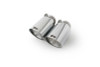 Remus Stainless Steel 102mm Angled Straight Cut Chrome w/Adj Clamp Tail Pipe Set (Pair) - 0026 70SGR Photo - Primary