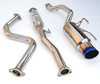 Invidia 92-99 Honda Civic EX/SI Models Only Coupe 60mm (101mm tip) Titanium Tip Cat-Back Exhaust - HS92HC2GTT