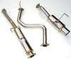 Invidia 96-00 Honda Civic EK4 J-Spec 3DR 60mm (101mm tip) Cat-back Exhaust - HS96HC3GTP