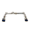 Remark 2022+ Subaru BRZ/Toyota GR86 Axle Back Exhaust w/Titanium Double Wall Tip - RO-TTZ8-D