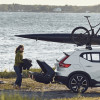 Thule Arcos Hitch-Mount Cargo Platform (Platform ONLY - Requires Arcos Box PN 906201) - Black - 906301 Photo - Mounted