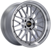 BBS LM 20x10.5 5x112 ET15 Diamond Silver Wheel 80mm PFS/Clip Required - LM465DSPK Photo - Primary