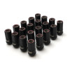 Wheel Mate Muteki HR50 Open End Lug Nuts - Black w/ Red Ring 14x1.50 - HR5007BR User 1