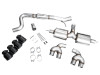AWE MK8 Volkswagen Golf R 3in Touring Edition Quad Exhaust - Diamond Black Tips - 3015-43658 Photo - out of package
