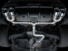 AWE MK8 Volkswagen Golf R 3in Track Edition Quad Exhaust - Chrome Silver Tips - 3020-42658 Photo - Mounted