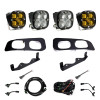 Baja Designs 2023+ Ford F250/F350 Super Duty Squadron SAE/Pro Fog Pocket Kit - Amber Toggle - 448228 Photo - Primary