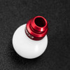 COBB Tuning Subaru 5-Speed Knob - White w/ Race Red - 211350-W-RD Bottom