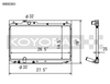 Koyo 12-15 Honda Civic SI 2.4L (MT) Radiator - KH082661 Photo - Primary