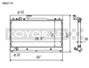 Koyo 06-08 Mazdaspeed 6 2.3L Turbo Radiator - VH062779 Photo - Primary
