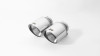 Remus Stainless Steel 102mm Short Style Straight Chrome Tail Pipe Set (Pair) - 0426 70SGR Photo - Primary
