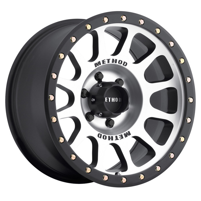 Method MR305 NV 18x9 -12mm Offset 6x5.5 108mm CB Machined/Black Street Loc Wheel - MR30589060312N