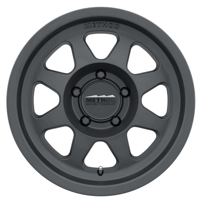 Method MR701 17x7.5 +50mm Offset 5x160 65mm CB Matte Black Wheel - MR70177556550