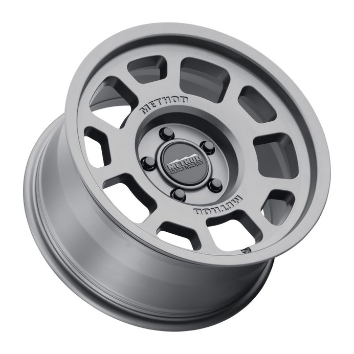Method MR705 17x8.5 0mm Offset 5x5 71.5mm CB Titanium Wheel - MR70578550800