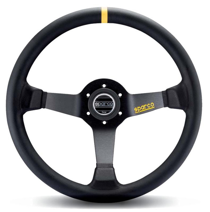 Sparco Steering Wheel 325 Suede Black - 015R325CSN Photo - Primary