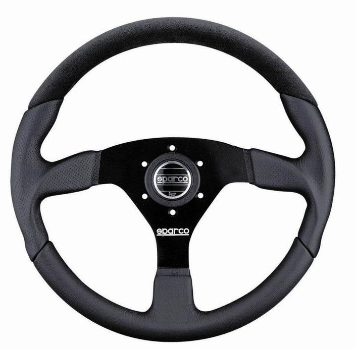 Sparco Steering Wheel L505 Lap 5 Blk/Blk/Blk - 015TL522TUV