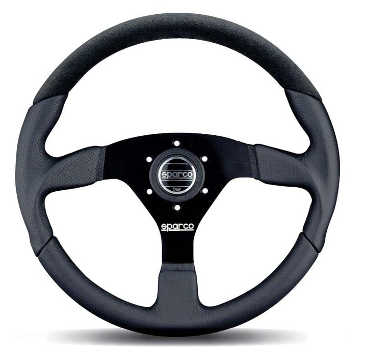 Sparco Steering Wheel L505 Lap 5 Blk/Blk/Blk - 015TL522TUV Photo - Primary