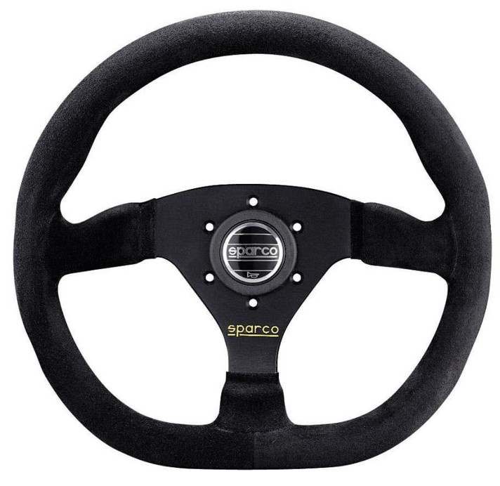 Sparco Steering Wheel L360 Ring Suede Black - 015TRGS1TUV