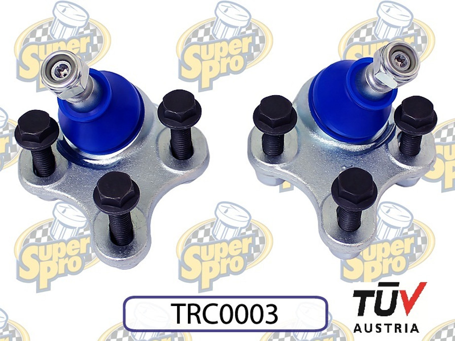 SuperPro 2006 Audi A3 Base Front Lower Camber Adjustable Ball Joint Set - TRC0003