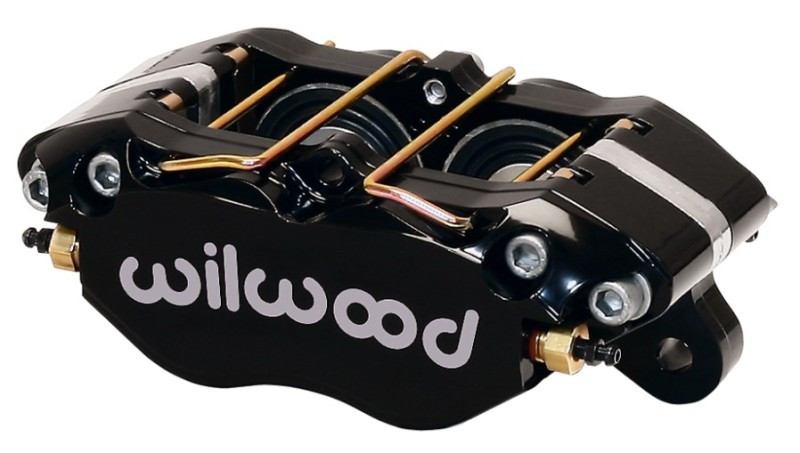 Wilwood Caliper-Dynapro Dust-Boot 5.25in Mount - Blk 1.75in Pistons 1.00in Disc - 120-15131-BK
