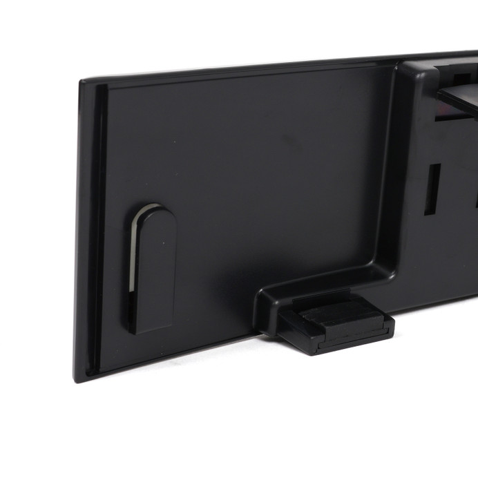 BLOX Racing 290mm Convex Mirror Black Frame Blue Tint - BXAC-02011