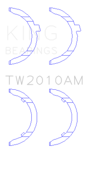 King Volkswagen JR 1.6L (td) Thrust Washer Set - TW2010AM