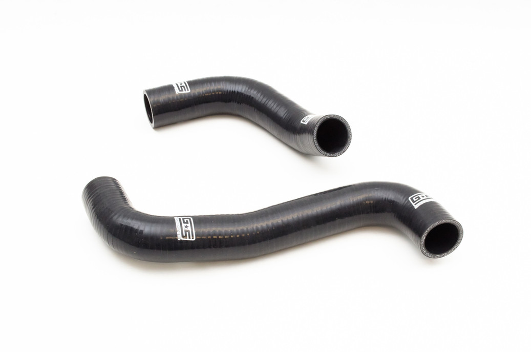 GrimmSpeed 08-14 Subaru WRX / 08-17 Subaru STi / 09-13 Subaru Forester XT Radiator Hose Kit - Black - 405322