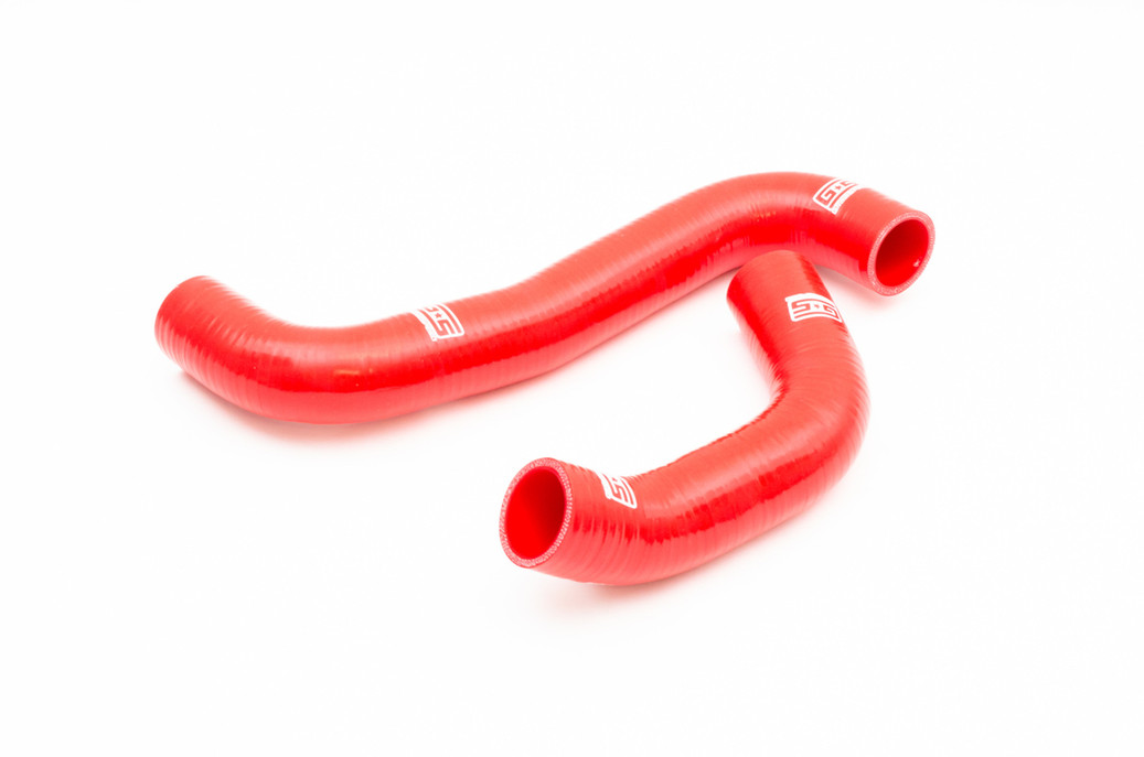 GrimmSpeed 08-14 Subaru WRX / 08-17 Subaru STi / 09-13 Subaru Forester XT Radiator Hose Kit - Red - 405326