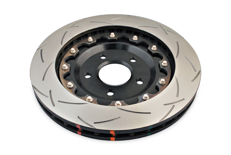 DBA 05-12 Corvette C6 w/Z06 pkg Front Slotted 5000 Series 2 Piece Rotor Assembled w/ Black Hat - DBA52992BLKS Photo - Close Up
