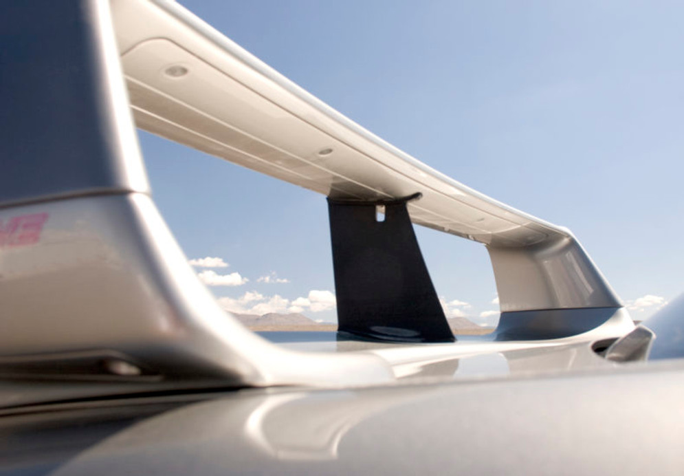 Perrin STi Black Plastic Wing Support - PSP-BDY-100BK