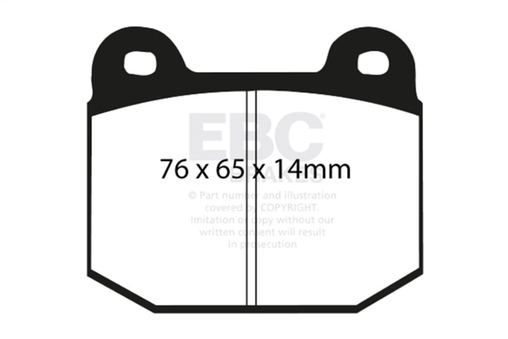 EBC 03-04 Infiniti G35 3.5 (Manual) (Brembo) Redstuff Rear Brake Pads - DP31537C