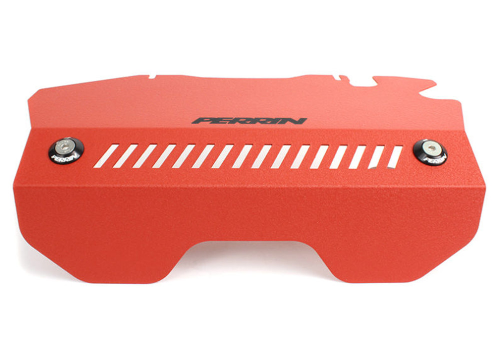 Perrin 15+ Subaru WRX Red Pulley Cover For FA DIT Engines - PSP-ENG-152RD