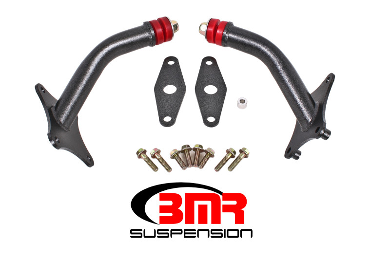 BMR 16-17 6th Gen Camaro Motor Mount Kit w/ Integrated Stands (Polyurethane) - Black Hammertone - MM010H