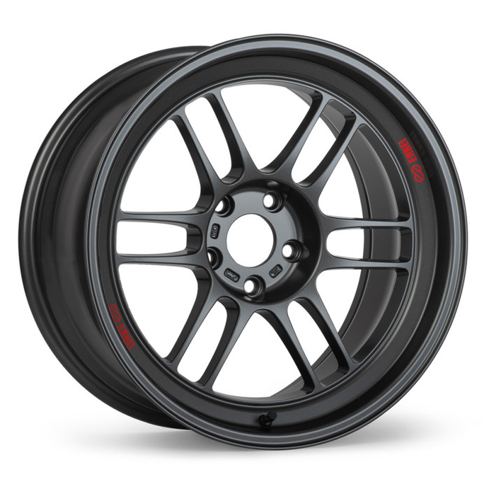 Enkei RPF1RS 18x11 5x114.3 -10mm Offset 75mm Bore Matte Gunmetal Wheel - 37981165N10GM