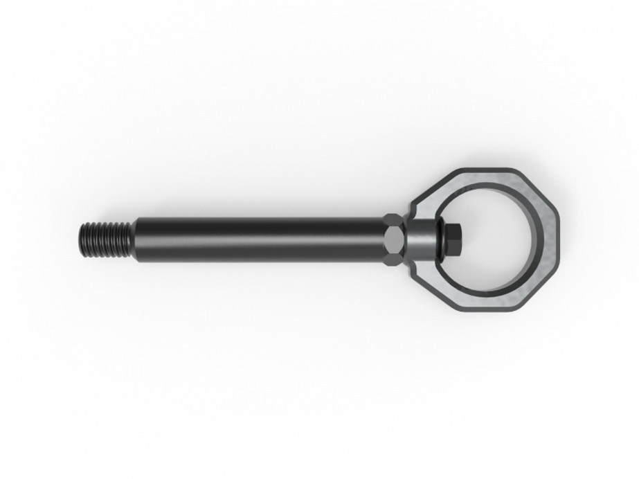 aFe 23-25 BMW M2 (G87) CONTROL Front / Rear Tow Hook - Gray - 450-502004-G Photo - Unmounted