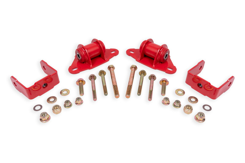BMR 14-19 Chevrolet Corvette Polyurethane Transmission/Differential Mount - Red - TM570R