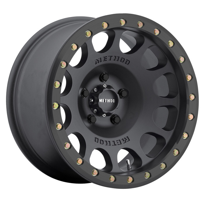 Method MR105 Beadlock 17x8.5 0mm Offset 5x5.5 108mm CB Matte Black w/BH-H24125 Wheel - MR10578555500B