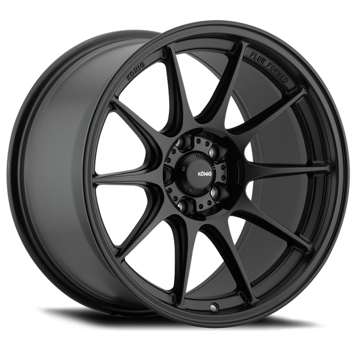 Konig Dekagram 15x7.5 4x100 ET35 Semi-Matte Black - DK75100355