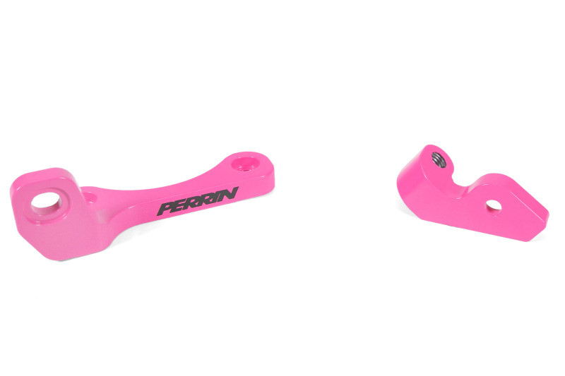 PERRIN 22-25 Subaru WRX / 19-25 Ascent / 20-25 Outback & Legacy Turbo TMIC Bracket - Hyper Pink - PSP-ITR-331HP
