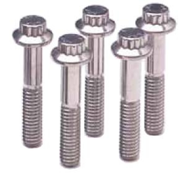 ARP 3/8 in.-16 RH Thread, 0.750 in 12 Point SS 300 Bolts - Set of 5 - 615-0750