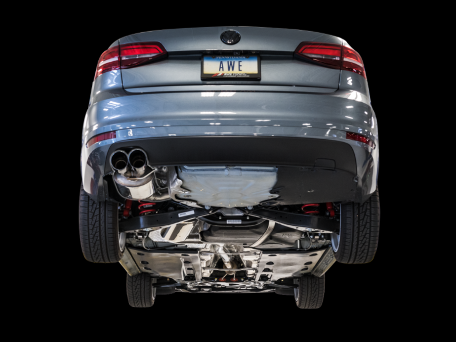 AWE Tuning 09-14 Volkswagen Jetta Mk6 1.4T Touring Edition Exhaust - Chrome Silver Tips - 3015-22064 Photo - Primary