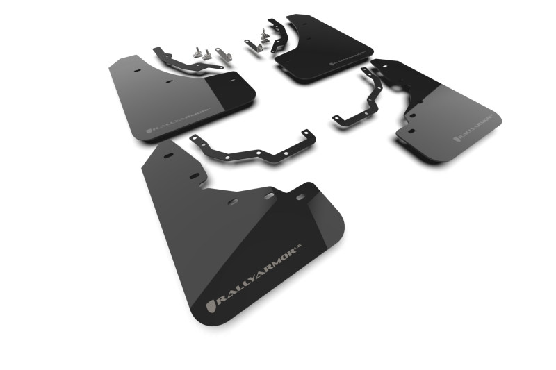 Rally Armor 24-25 Lexus GX 550 Luxury Black UR Mud Flap - Silver Logo - MF162-BLK-UR-SIL User 1