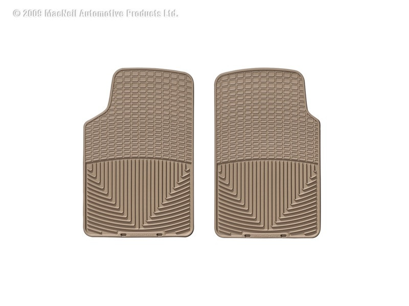 WeatherTech 98 Chevrolet Tracker Front Rubber Mats - Tan - W3TN